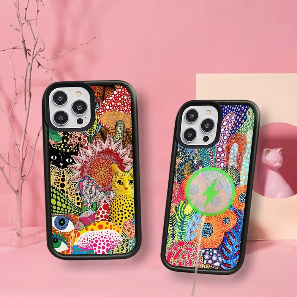 Popular Art Y-Yayoi KusamaS For Magsafe Magnetic Case For IPhone 17 Air 16 15 14 13 12 11 Pro Max Plus Wireless Charging
Popular Art Y-Yayoi KusamaS For Magsafe Magnetic Case For IPhone 17 Air 16 15 14 13 12 11 Pro Max Plus Wireless Charging