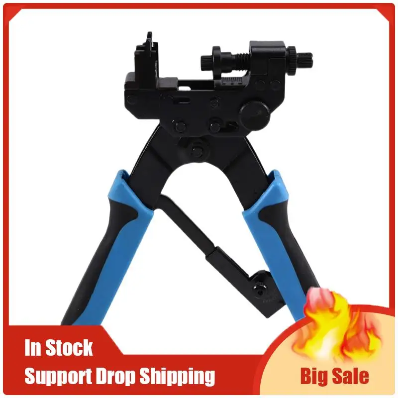 A70U New Tl-H510B Professional Crimp Tool 0.5-6Mm2, Ideal For F, BNC, RCA, RG 59, And RG6 Cable Connections
A70U New Tl-H510B Professional Crimp Tool 0.5-6Mm2, Ideal For F, BNC, RCA, RG 59, And RG6 Cable Connections