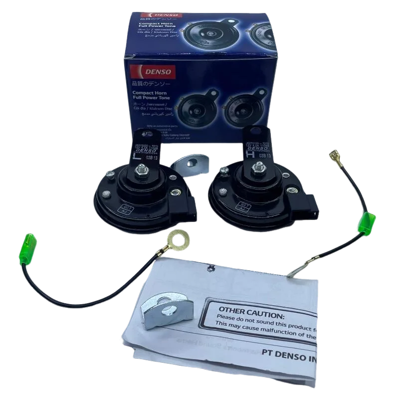 Denso Car Air Horn 1Set 12V Waterproof Disc Shape 2PC Quality Compatible Accessories for Toyota Corolla Levin Prius Made in JP
Denso Car Air Horn 1Set 12V Waterproof Disc Shape 2PC Quality Compatible Accessories for Toyota Corolla Levin Prius Made in JP