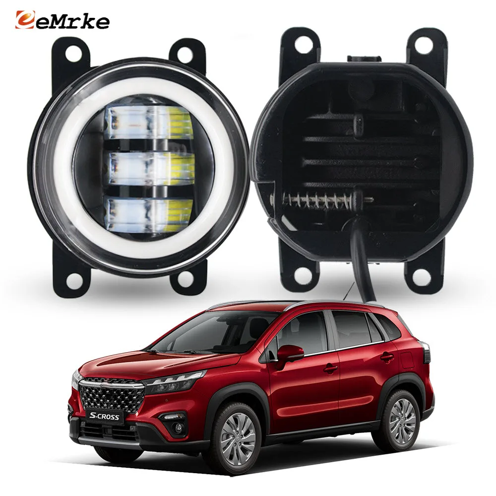 Светодиодные противотуманные фары дальнего света для Suzuki Sx4 S-Cross III 2021 2022 2023 2024, передний бампер, автомобильный указатель поворота Angel Eye DRL Halo Ring
Светодиодные противотуманные фары дальнего света для Suzuki Sx4 S-Cross III 2021 2022 2023 2024, передний бампер, автомобильный указатель поворота Angel Eye DRL Halo Ring