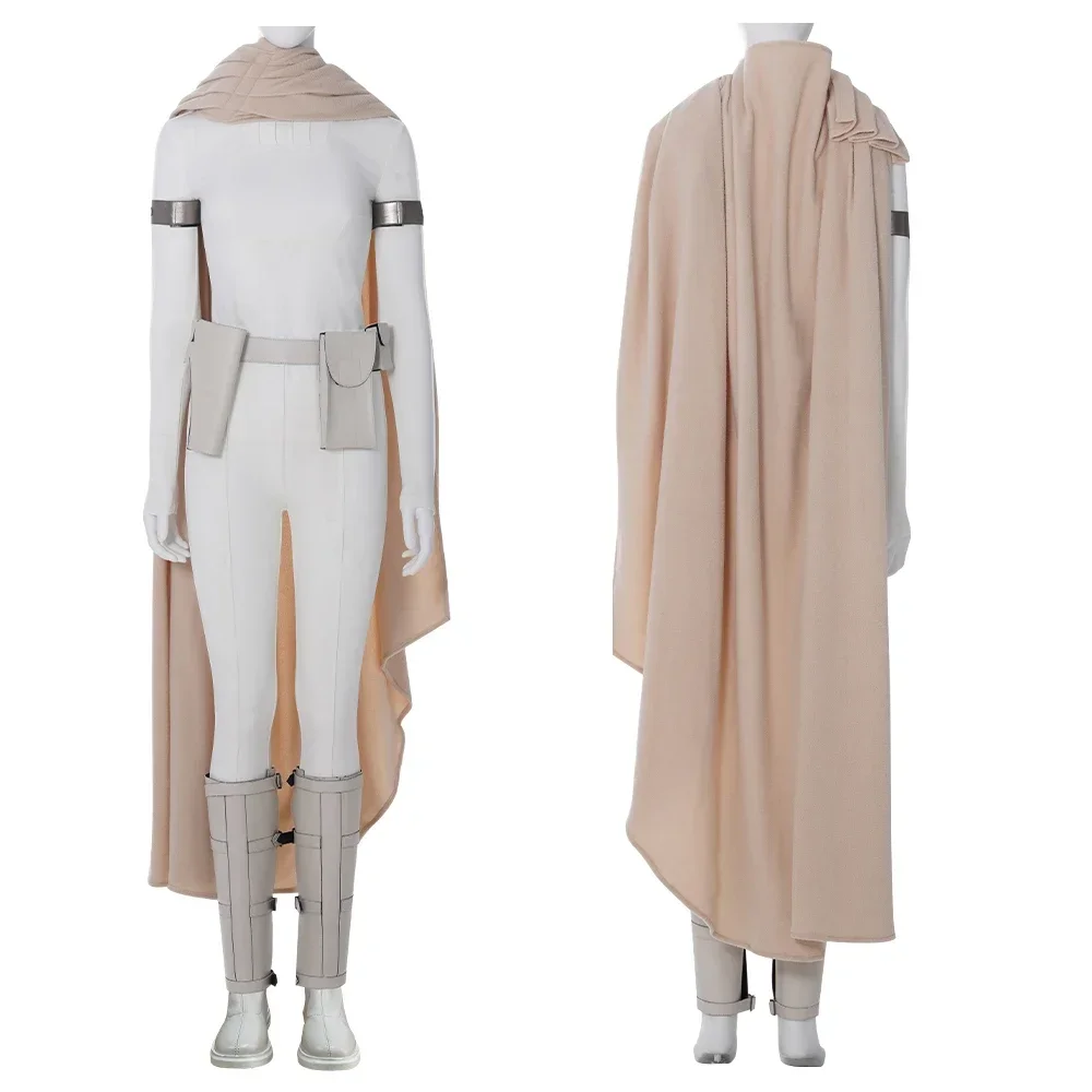 Padme Cosplay Amidala Costume Movie Space Battle Suit Disguise Women Girls Roleplay Outfit Female Fancy Dress Up Party Clothes
Padme Cosplay Amidala Costume Movie Space Battle Suit Disguise Women Girls Roleplay Outfit Female Fancy Dress Up Party Clothes
