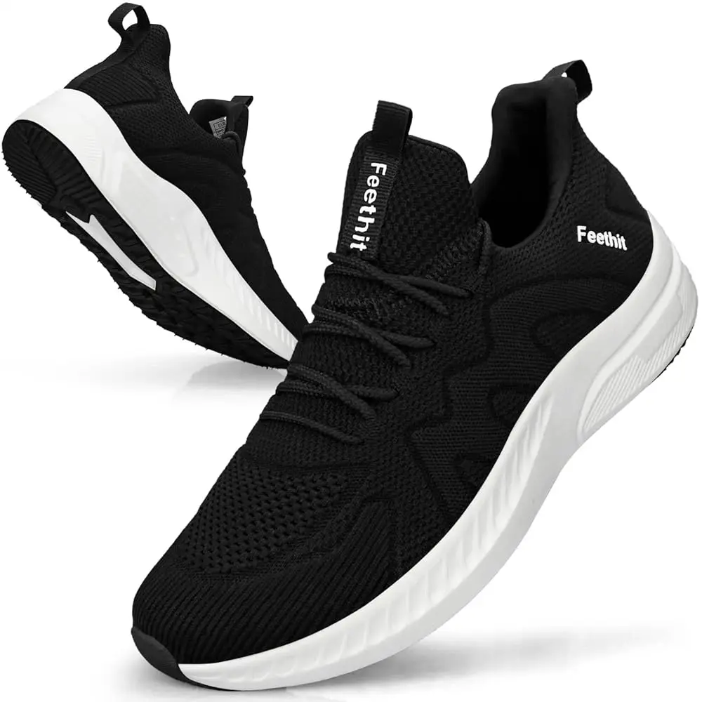 Mens Non Slip Walking Sneakers Lightweight Breathable Slip on Running Shoes Athletic Gym Tennis Shoes for Men
Mens Non Slip Walking Sneakers Lightweight Breathable Slip on Running Shoes Athletic Gym Tennis Shoes for Men