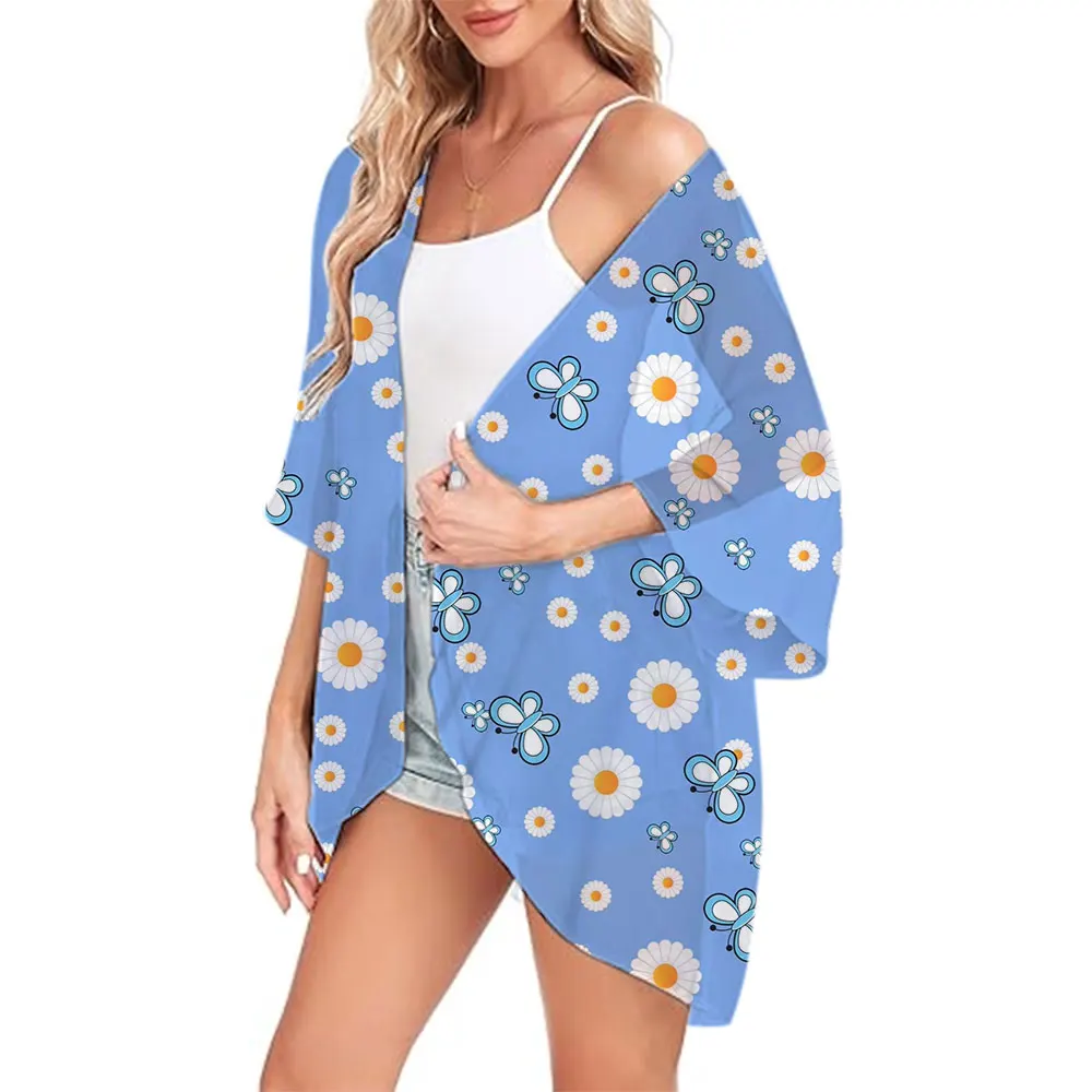 Boho Style Hawaii Summer Chiffon Cover-ups Tops Kimono Beach Bikini Swimsuit Fashion Vintage Floral Print Oversized Short Kimono
Boho Style Hawaii Summer Chiffon Cover-ups Tops Kimono Beach Bikini Swimsuit Fashion Vintage Floral Print Oversized Short Kimono