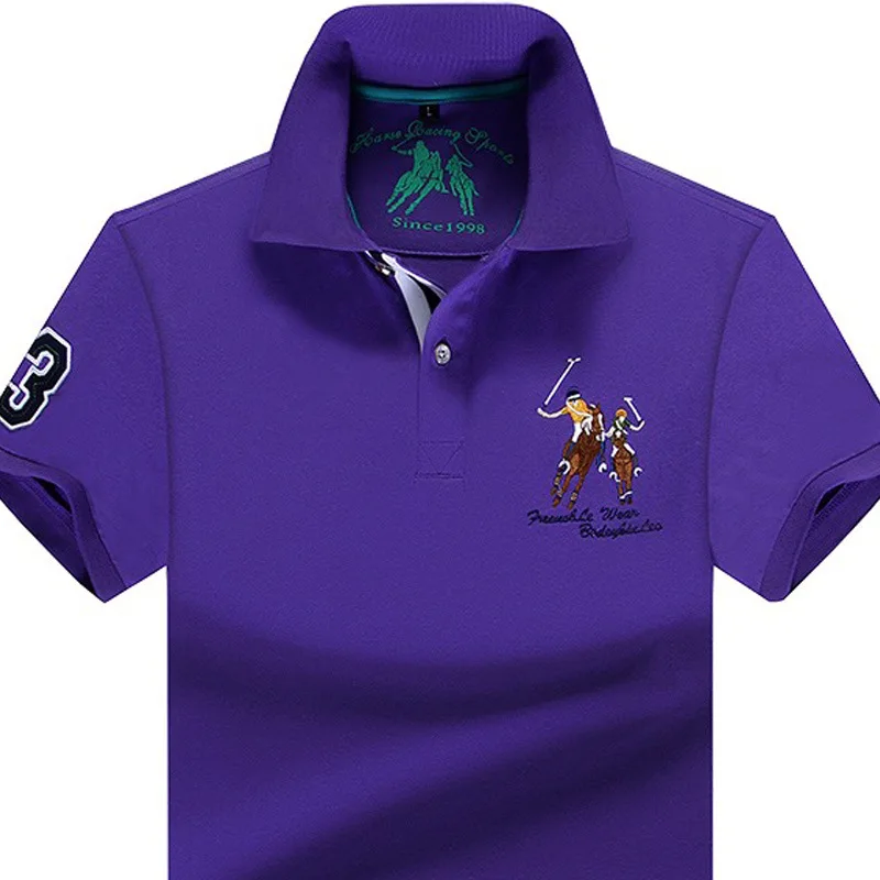 Summer Polo Shirt Man Solid Plus Size Polo Shirt Men Casual Short Sleeve Lapel Button Shirt Embroidery Purple Red White 5XL 6XL
Summer Polo Shirt Man Solid Plus Size Polo Shirt Men Casual Short Sleeve Lapel Button Shirt Embroidery Purple Red White 5XL 6XL
