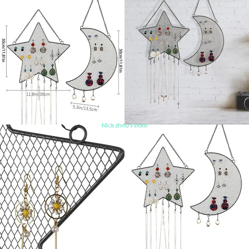E15E Star Moon Metal Rack Wall Storage Jewelry Rack Jewelry Display Stand
E15E Star Moon Metal Rack Wall Storage Jewelry Rack Jewelry Display Stand