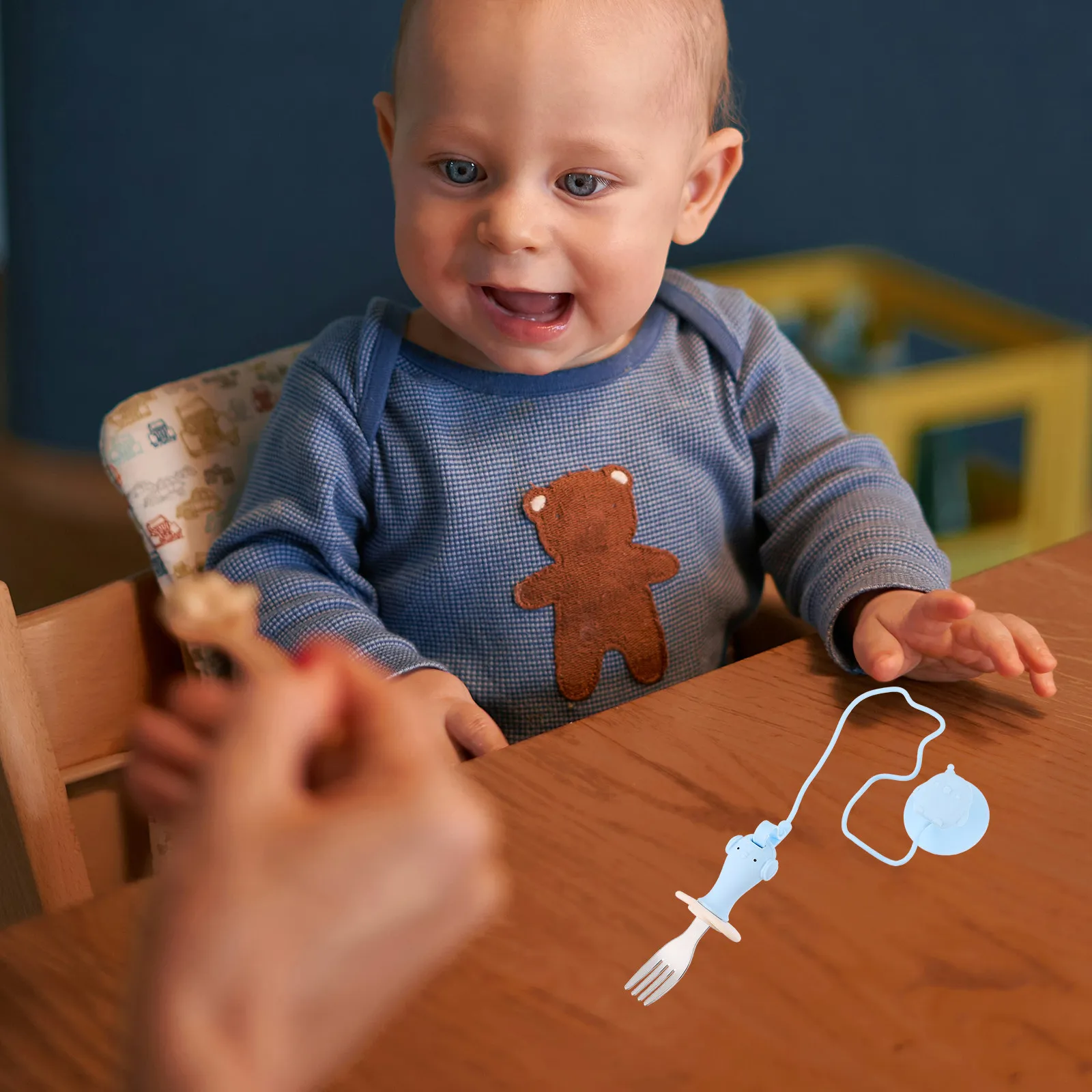 1Pair Infant Utensils Holder Strap Silicone Suction Cup Bottom Prevents Slipping Falling Ensures Stable Dining Toddler Feeding
1Pair Infant Utensils Holder Strap Silicone Suction Cup Bottom Prevents Slipping Falling Ensures Stable Dining Toddler Feeding