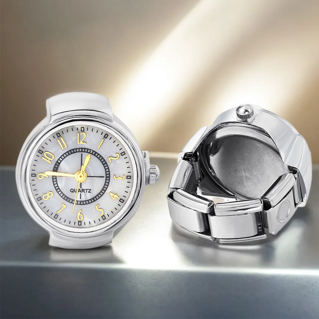 Delicate Clock Roman Finger Watch Stainless Steel Italian Charm Link Silver Color Quartz Watch Ring Women Men Gifts Jewelry
Delicate Clock Roman Finger Watch Stainless Steel Italian Charm Link Silver Color Quartz Watch Ring Women Men Gifts Jewelry