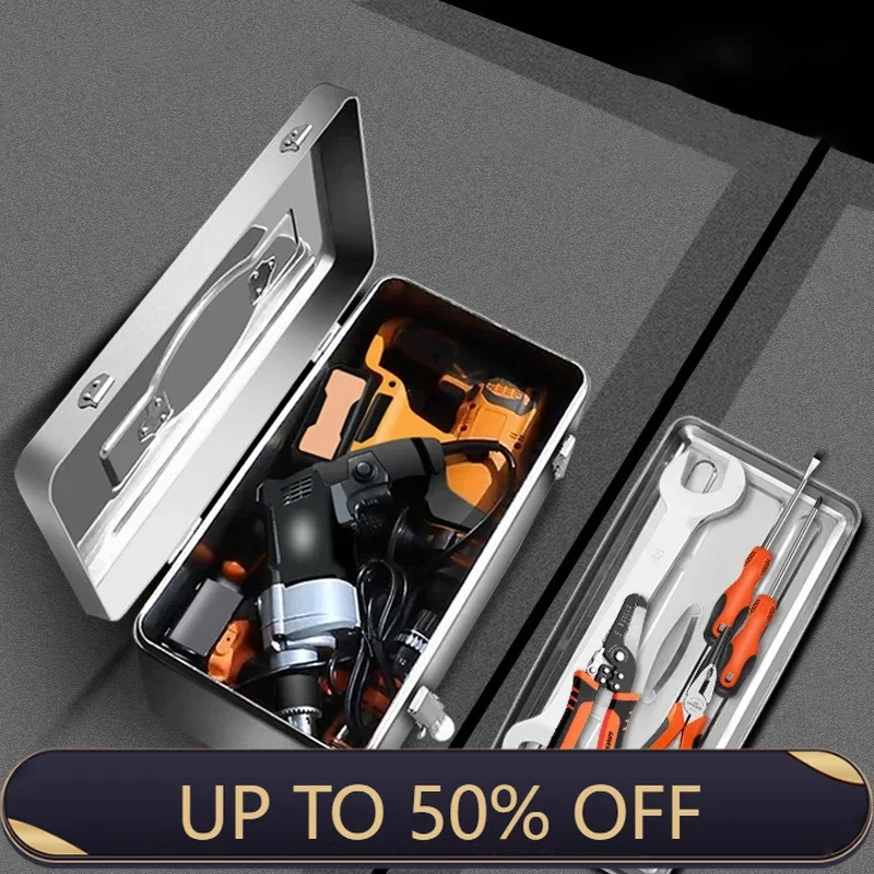Stainless Steel Hardware Storage Accessories Multifunctional Portable Tools Organizer Box Electrician Professional Toolboxes
Stainless Steel Hardware Storage Accessories Multifunctional Portable Tools Organizer Box Electrician Professional Toolboxes