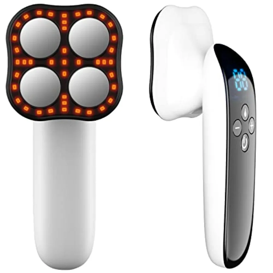 4 Heads Pro Max Version Cellulite Massager for Arms Legs Back Cordless Body Shaping Machine Silicone Gray Ergonomic Design
4 Heads Pro Max Version Cellulite Massager for Arms Legs Back Cordless Body Shaping Machine Silicone Gray Ergonomic Design