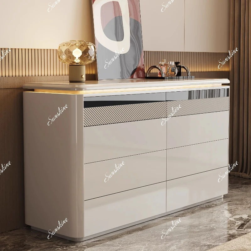 Italian minimalist eight-bucket cabinet dresser integrated light luxury bedroom
Italian minimalist eight-bucket cabinet dresser integrated light luxury bedroom