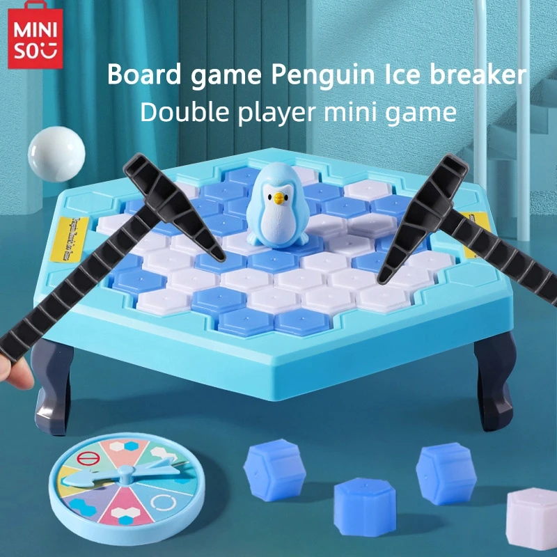 MINISO пингвин ледокол настольная игра для родителей и детей интерактивная игрушка стук разборка головоломка семейная вечеринка настольная игра подарок
MINISO пингвин ледокол настольная игра для родителей и детей интерактивная игрушка стук разборка головоломка семейная вечеринка настольная игра подарок