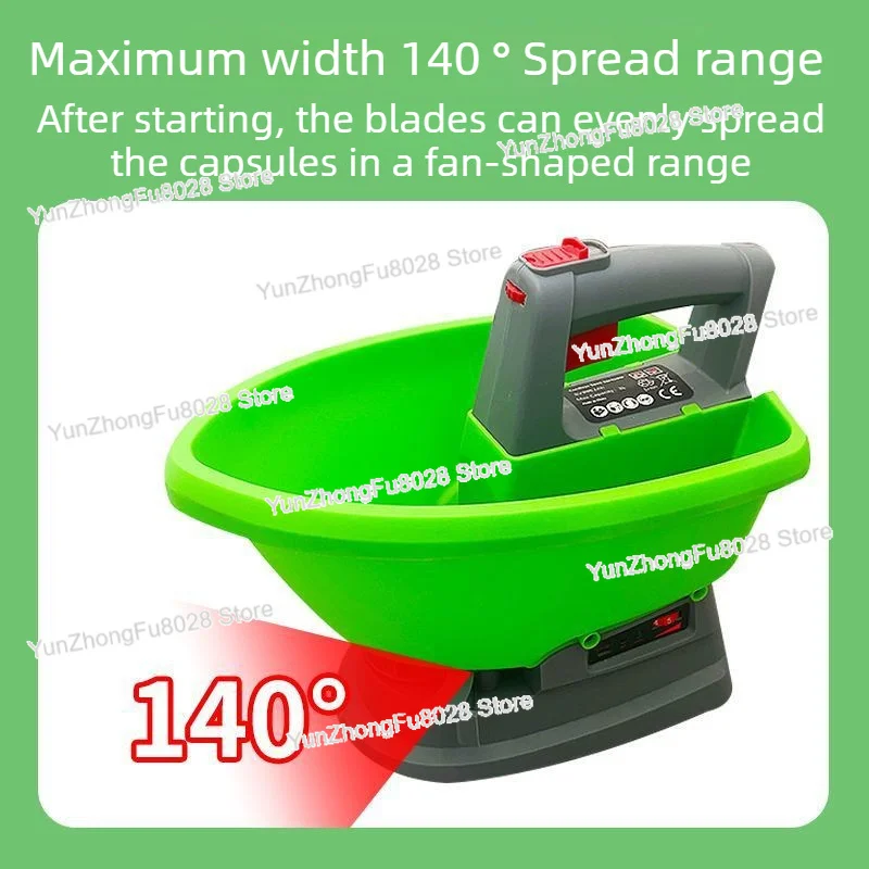 7 Speed Electric Seeder Grass Seed Spreader Vegetable Gardening Handheld Fertilizer Spreader Agricultural Spreader Rechargeable
7 Speed Electric Seeder Grass Seed Spreader Vegetable Gardening Handheld Fertilizer Spreader Agricultural Spreader Rechargeable