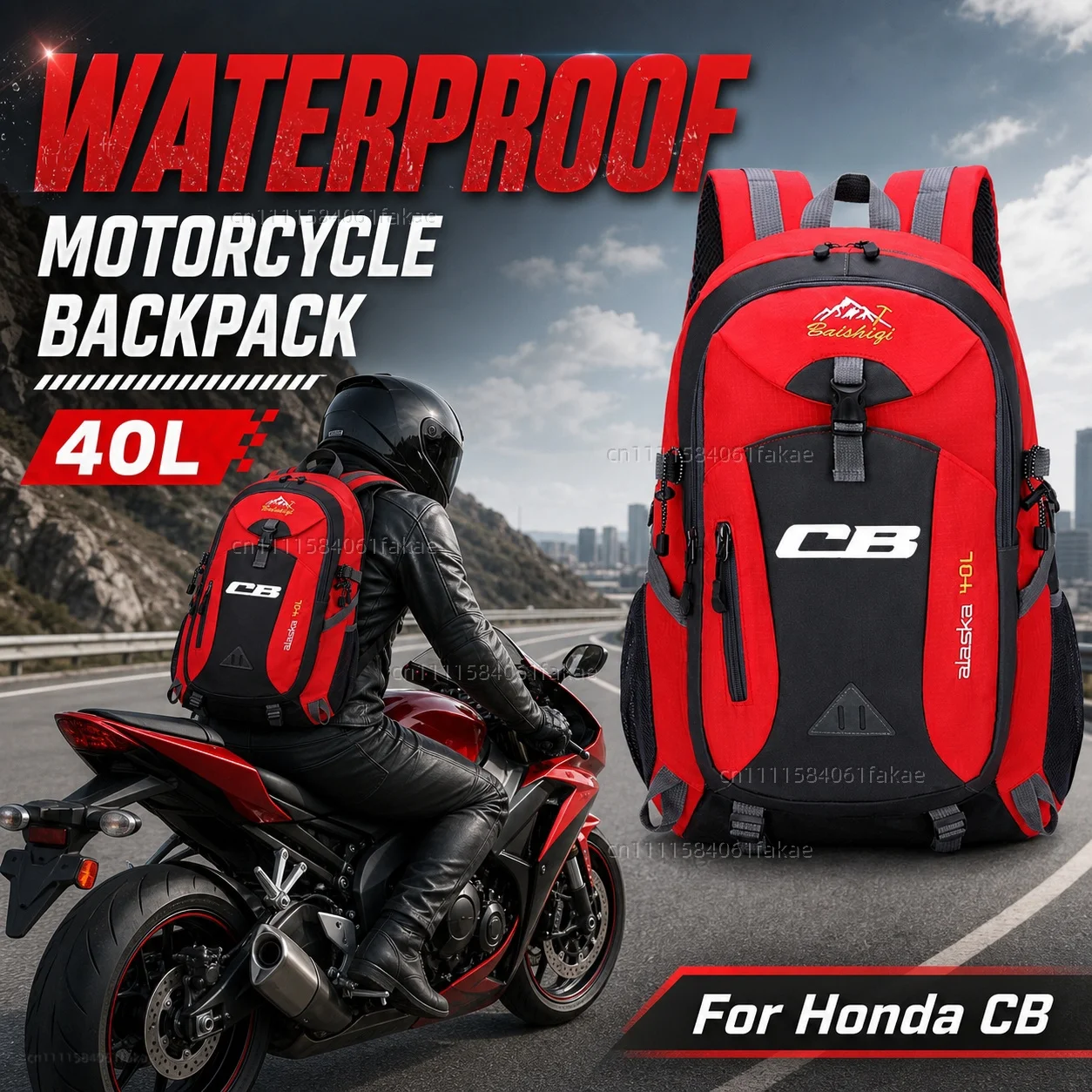 For Honda CB 599 600F CB 400 500 CB919 CB 125 R CB 190R 250R CB1000R Motorcycle Backpack 40L Waterproof Travel Backpack Outdoor
For Honda CB 599 600F CB 400 500 CB919 CB 125 R CB 190R 250R CB1000R Motorcycle Backpack 40L Waterproof Travel Backpack Outdoor