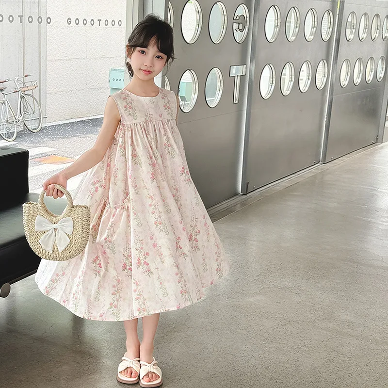 Girls Skirts 2024 Summer New Childrens Clothes Foreign Style Sleeveless Big Children Floral Princess Skirt Tide Casual Simple
Girls Skirts 2024 Summer New Childrens Clothes Foreign Style Sleeveless Big Children Floral Princess Skirt Tide Casual Simple