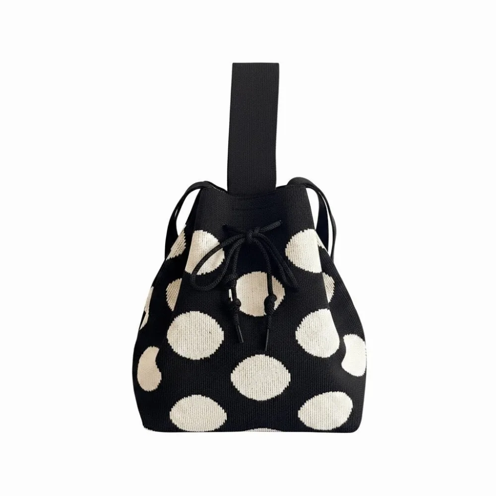 Crossbody Pouch Patterned Polka Dot Bucket Bag Soft Lightweight Knit Tote Washable Casual Drawstring Purse Beach
Crossbody Pouch Patterned Polka Dot Bucket Bag Soft Lightweight Knit Tote Washable Casual Drawstring Purse Beach