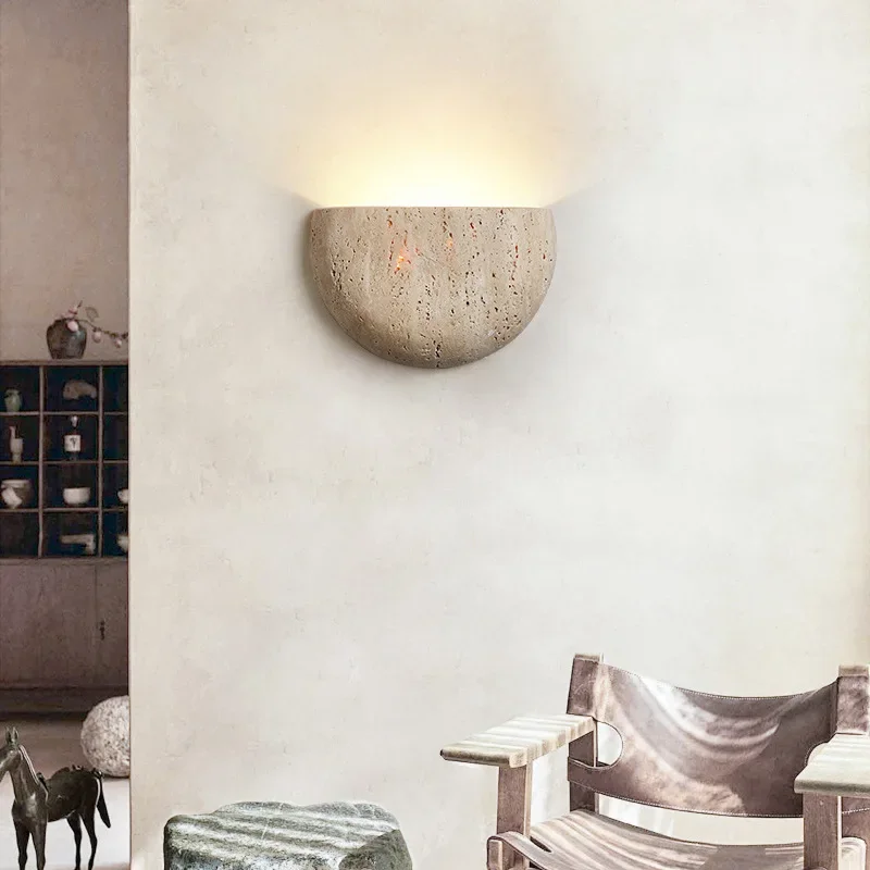 SANDYHA Natural Yellow Cave Stone Wall Lamp Half Circle Design LED Light for Living Room Bedroom Home Decoration Indoor Lighting
SANDYHA Natural Yellow Cave Stone Wall Lamp Half Circle Design LED Light for Living Room Bedroom Home Decoration Indoor Lighting
