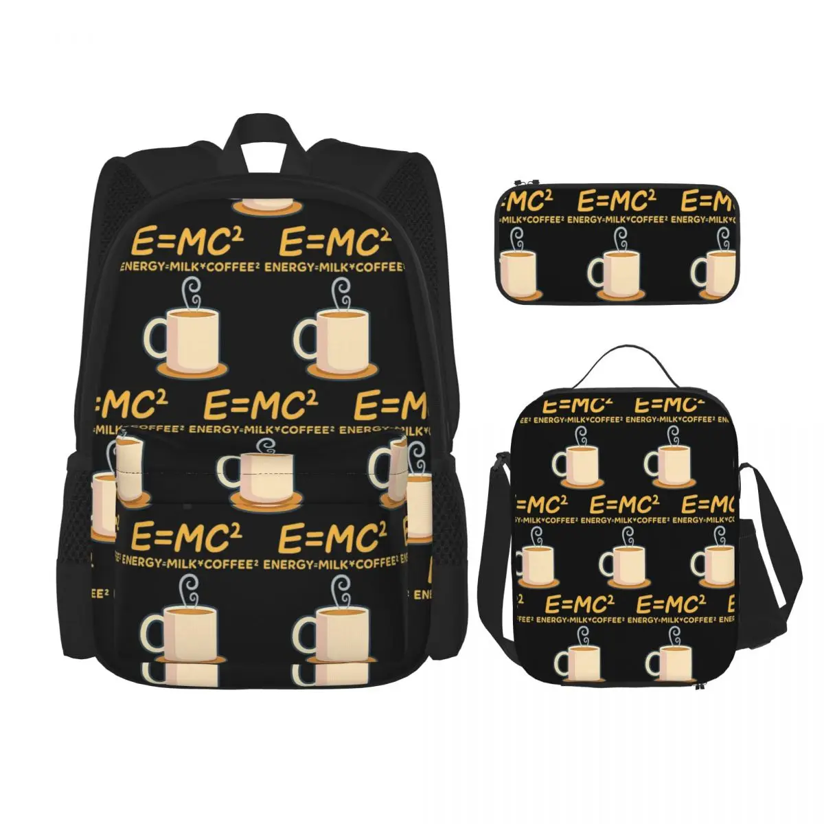 Energy=Milk And Coffee Backpacks Boys Girls Bookbag School Bags Rucksack Lunch Bag Pen Bag Three-Piece Set
Energy=Milk And Coffee Backpacks Boys Girls Bookbag School Bags Rucksack Lunch Bag Pen Bag Three-Piece Set
