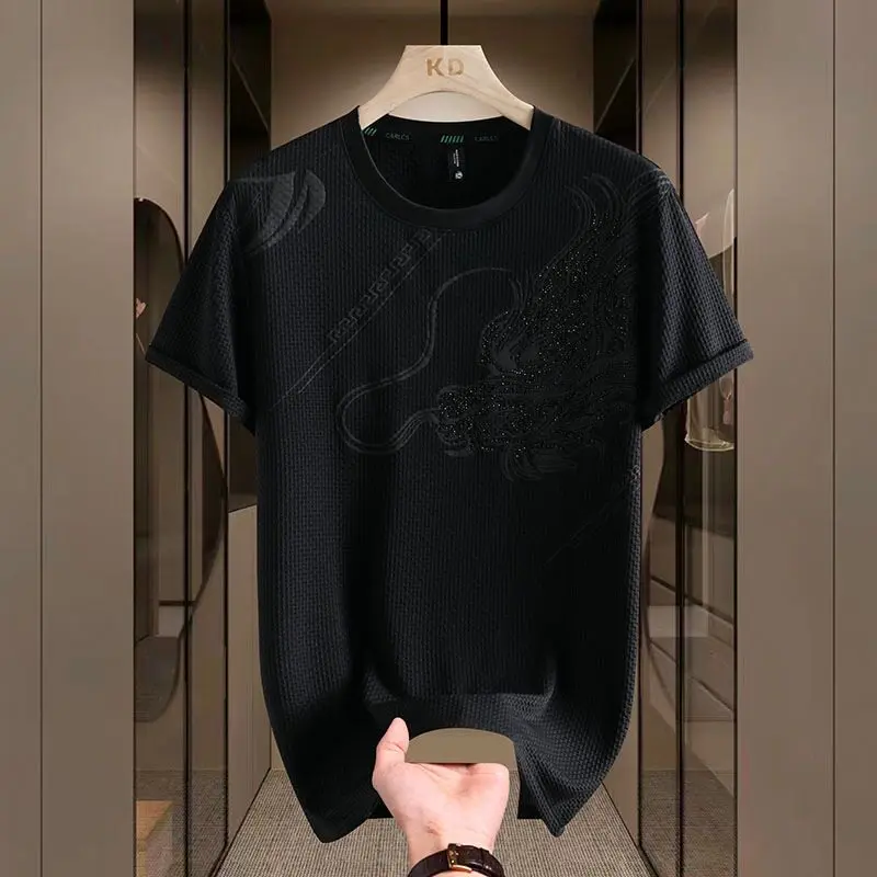 Ice Silk Short Sleeve T-Shirt Men's Summer Running Fitness Quick Dry Embroidery Sportswear Youth Fashion Thin round Neck T-Shirt
Ice Silk Short Sleeve T-Shirt Men's Summer Running Fitness Quick Dry Embroidery Sportswear Youth Fashion Thin round Neck T-Shirt