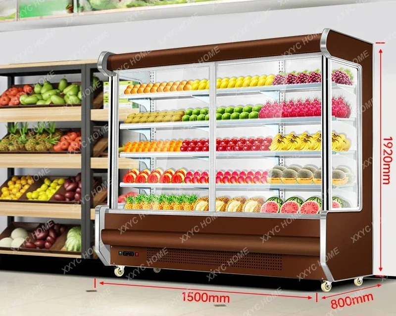 Витринный холодильный шкаф-витрина для напитков и острых продуктов, коммерческий, вертикальный, для супермаркетов, с защитным стеклом, для сохранения свежести фруктов
Витринный холодильный шкаф-витрина для напитков и острых продуктов, коммерческий, вертикальный, для супермаркетов, с защитным стеклом, для сохранения свежести фруктов