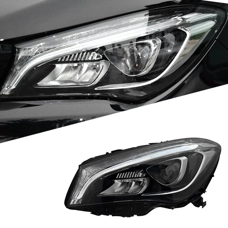 Подходит для 14-19 Mercedes-Benz CLA, фара в сборе, модифицированные высококачественные светодиодные дневные ходовые огни, указатель поворота, новые фары
Подходит для 14-19 Mercedes-Benz CLA, фара в сборе, модифицированные высококачественные светодиодные дневные ходовые огни, указатель поворота, новые фары