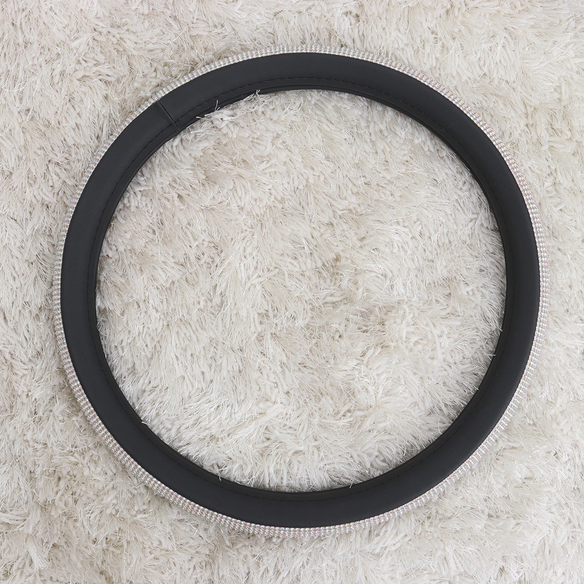 Steering Wheel Cover 38cm Fuzzy Diamond Stretch Car Interior Accessories Stylish Comfortable Grip Easy Install Gift
Steering Wheel Cover 38cm Fuzzy Diamond Stretch Car Interior Accessories Stylish Comfortable Grip Easy Install Gift