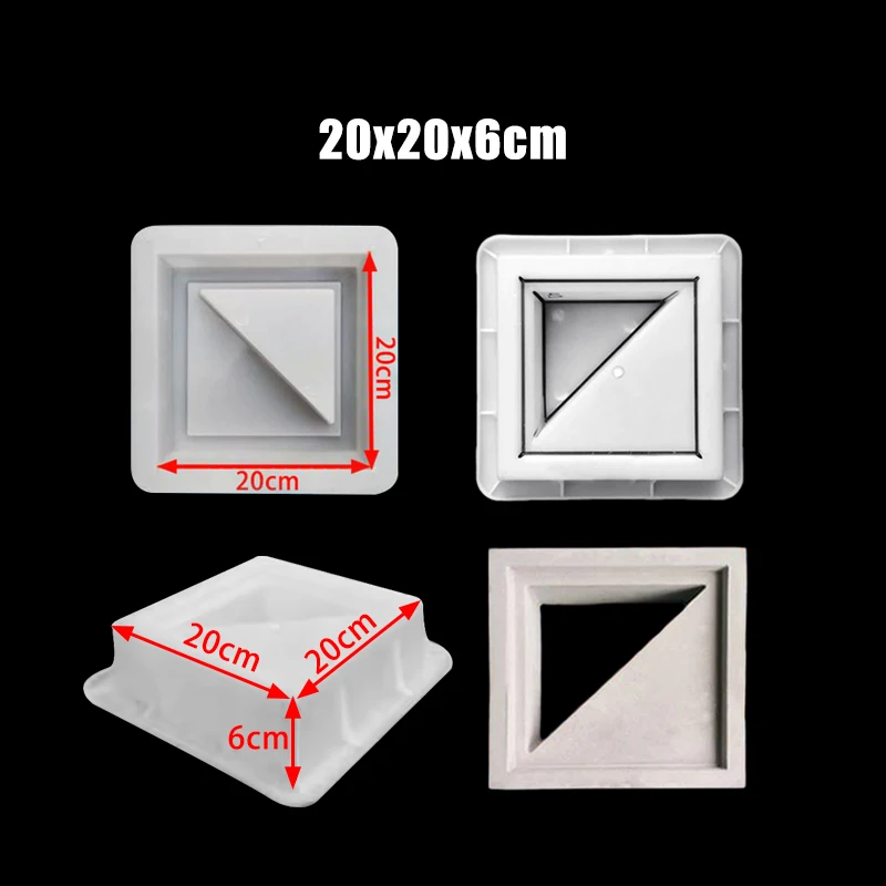 Cement Wall Hollow Brick Mold Plastic 20 * 20 * 6Cm Square Triangular Concrete Garden Partition Decoration Hollow Plastic Mold
Cement Wall Hollow Brick Mold Plastic 20 * 20 * 6Cm Square Triangular Concrete Garden Partition Decoration Hollow Plastic Mold