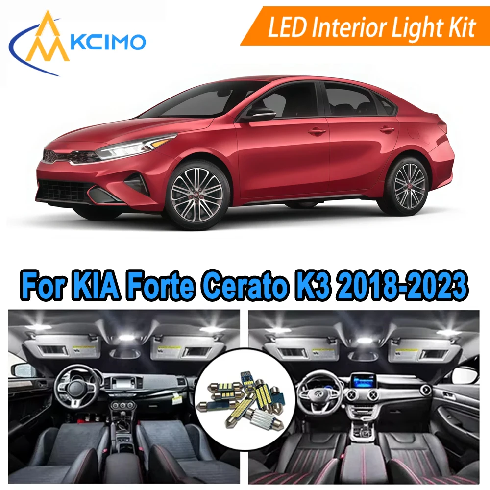 LED Interior Lights For KIA Forte Cerato K3 2018-2023 Super Bright 6000K Bulbs Direct Fit for Map Dome Door Courtesy Lights
LED Interior Lights For KIA Forte Cerato K3 2018-2023 Super Bright 6000K Bulbs Direct Fit for Map Dome Door Courtesy Lights