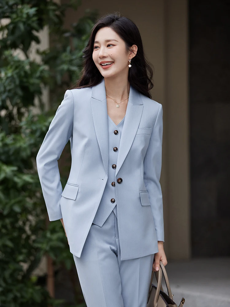 Diisshia 2025 Spring New Arrival Women's Woolen Suit Set High-End Professional Three-Piece Suit Jacket Vest Ensemble
Diisshia 2025 Spring New Arrival Women's Woolen Suit Set High-End Professional Three-Piece Suit Jacket Vest Ensemble
