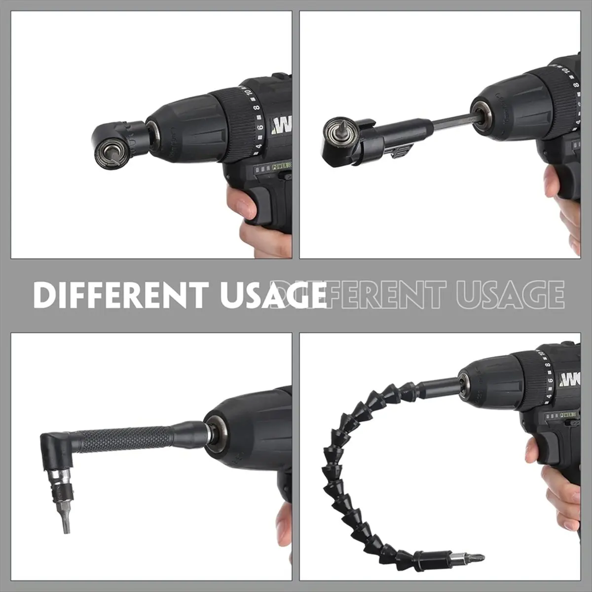 COFA 14 Pcs Flexible Drill Bit Extension Set 1/4 Inch Hex Bendable Drill Bit Extension 105 Right Angle Drill 90 Right Angle
COFA 14 Pcs Flexible Drill Bit Extension Set 1/4 Inch Hex Bendable Drill Bit Extension 105 Right Angle Drill 90 Right Angle