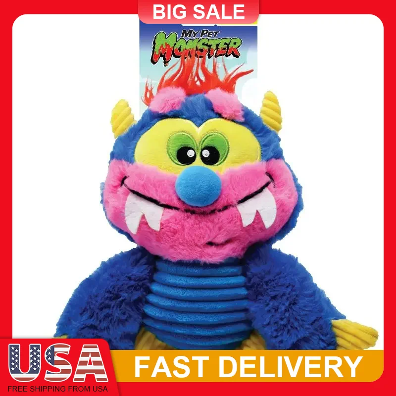 Plush Monster Dog Toy with Squeaker and Crinkle Noises Interactive Soft Cuddly Puppy Plaything for Fetch Game Nostalgic Pet Gift
Plush Monster Dog Toy with Squeaker and Crinkle Noises Interactive Soft Cuddly Puppy Plaything for Fetch Game Nostalgic Pet Gift