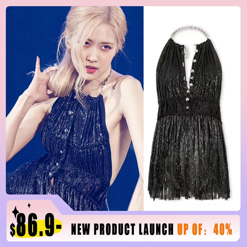 2024 New Korean Women Group K Pop Performance Outfits Jazz Dance Song Playing Clothing Black Dance Show Stage Costume VBH349
2024 New Korean Women Group K Pop Performance Outfits Jazz Dance Song Playing Clothing Black Dance Show Stage Costume VBH349