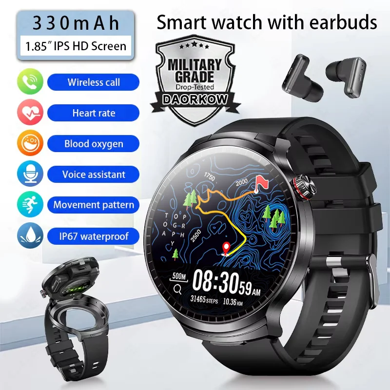 T-REX Новые умные часы 2 в 1, трекер, компас, встроенные наушники, Bluetooth-вызов, умные часы, монитор здоровья, фитнес-мужские спортивные часы
T-REX Новые умные часы 2 в 1, трекер, компас, встроенные наушники, Bluetooth-вызов, умные часы, монитор здоровья, фитнес-мужские спортивные часы