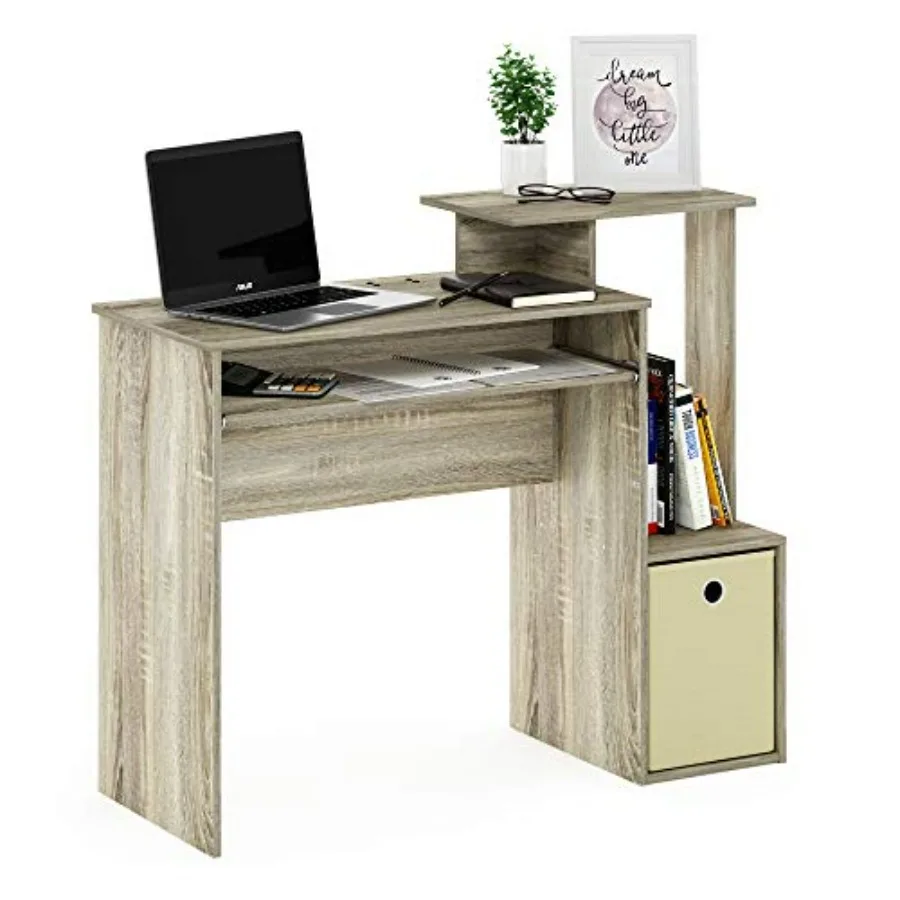 Multipurpose Home Office Computer Writing Desk in Sonoma Oak and Ivory Finish with Durable Material and Modern Design for Enhan
Multipurpose Home Office Computer Writing Desk in Sonoma Oak and Ivory Finish with Durable Material and Modern Design for Enhan