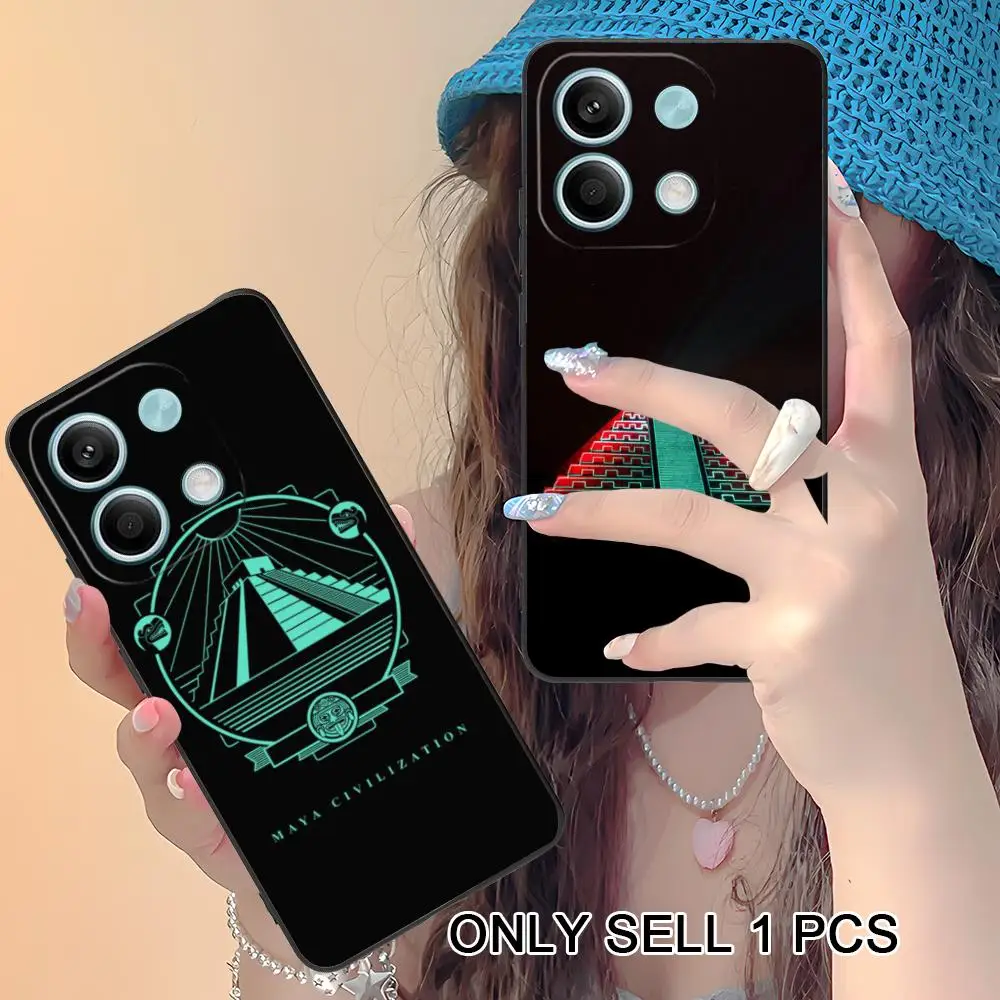 Maya Pyramid Phone Case for Xiaomi Redmi Note 15 14 13 12 11 S Pro Plus 4G 5G Soft TPU Shockproof Cover
Maya Pyramid Phone Case for Xiaomi Redmi Note 15 14 13 12 11 S Pro Plus 4G 5G Soft TPU Shockproof Cover