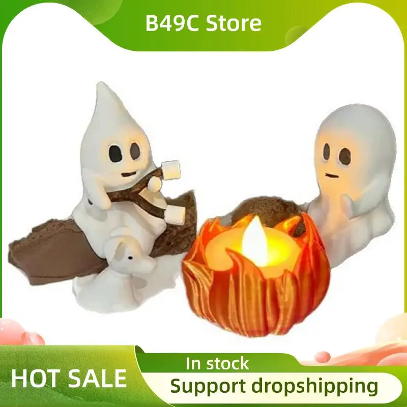 B49C Ghost Campfire Gathering 3D маленький призрак костра ночник милые забавные жуткие украшения для Хэллоуина
B49C Ghost Campfire Gathering 3D маленький призрак костра ночник милые забавные жуткие украшения для Хэллоуина