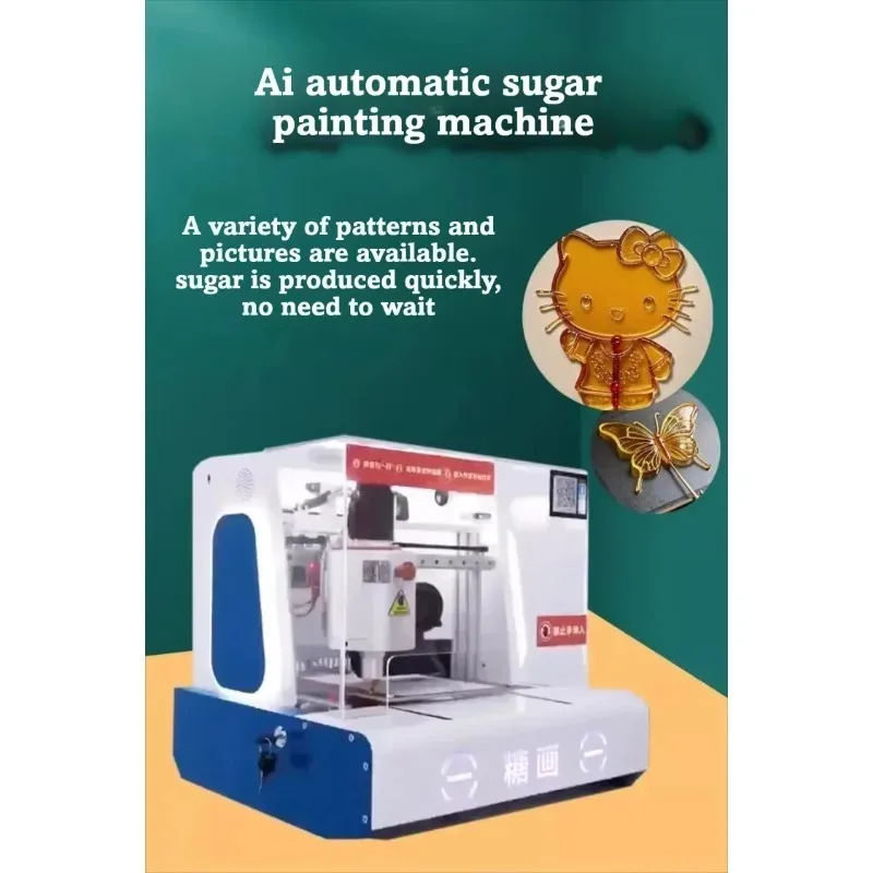 【From China】Outdoor 3D Printing Automatic Sugar Painting Machine AI Intelligent Candy Figure Maker For Street Stall Business
【From China】Outdoor 3D Printing Automatic Sugar Painting Machine AI Intelligent Candy Figure Maker For Street Stall Business