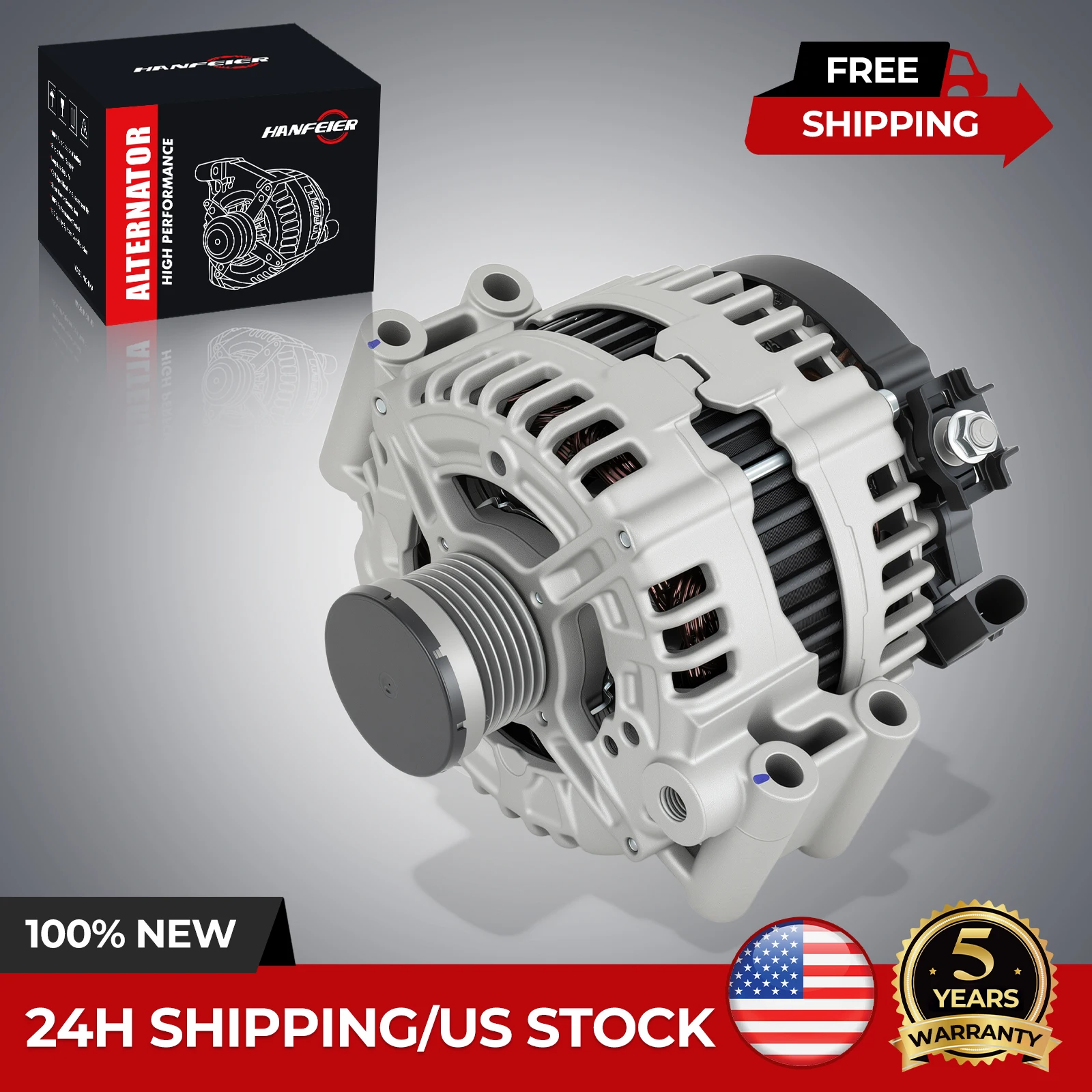 Alternator For 2008-2010 BMW 135i 335i 535i xDrive 3.0L 180Amp OEM# 11302 12V
Alternator For 2008-2010 BMW 135i 335i 535i xDrive 3.0L 180Amp OEM# 11302 12V