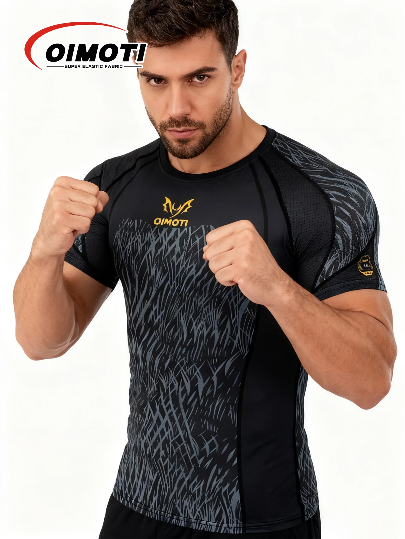 Мужская быстросохнущая компрессионная футболка для бега, спортивная футболка для фитнеса с коротким рукавом, спортивный трикотаж, эластичная плотная одежда для фитнеса
Мужская быстросохнущая компрессионная футболка для бега, спортивная футболка для фитнеса с коротким рукавом, спортивный трикотаж, эластичная плотная одежда для фитнеса