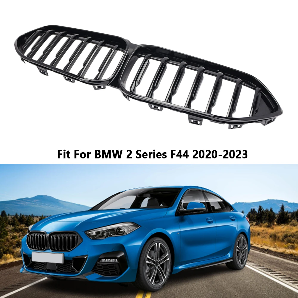 1X Front Kidney Bumper Grill for BMW F44 Grille 2 Series Gran Coupe Glossy Black ABS Plastic Dual Slats Car Racing Grilles 2021+
1X Front Kidney Bumper Grill for BMW F44 Grille 2 Series Gran Coupe Glossy Black ABS Plastic Dual Slats Car Racing Grilles 2021+