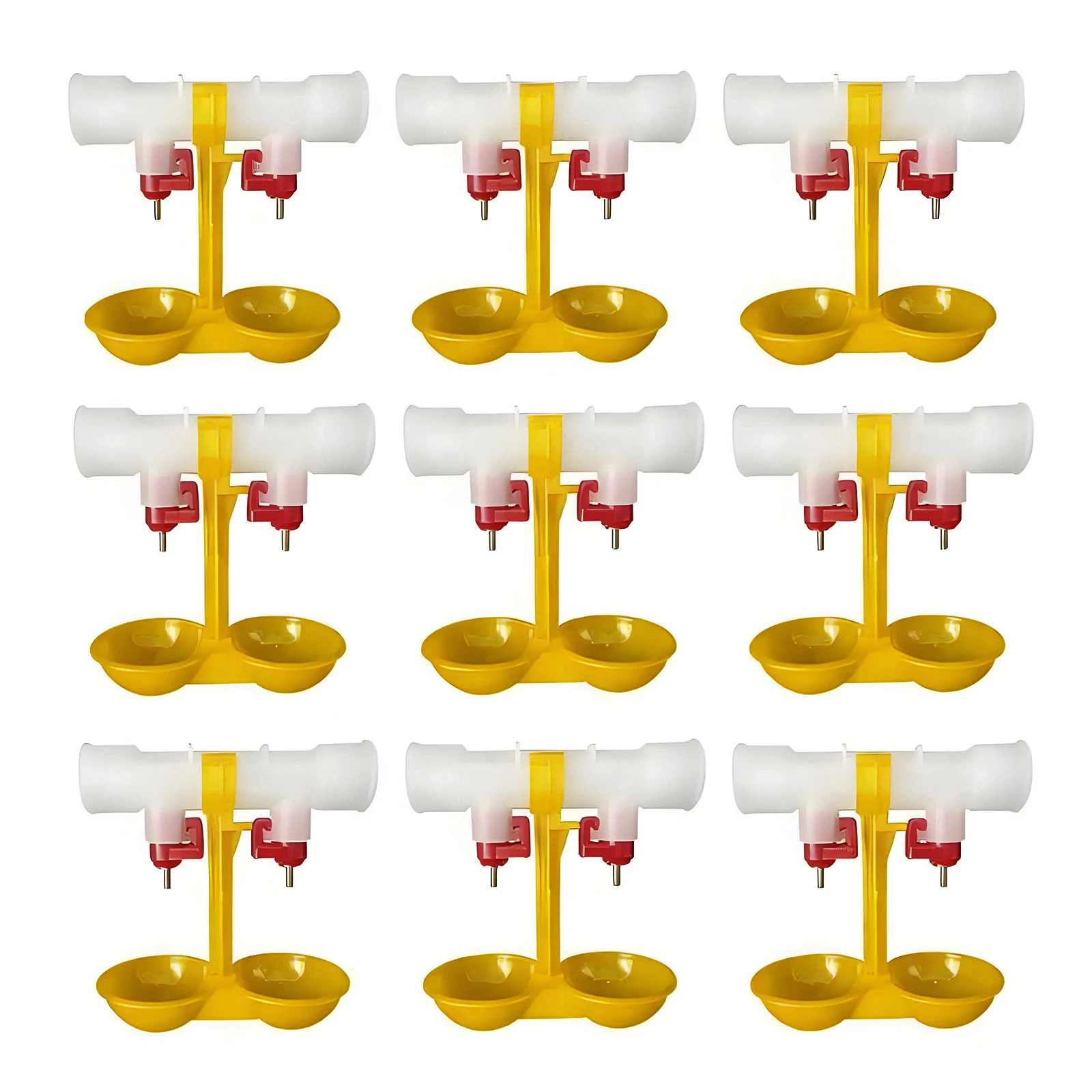 10 Pcs 360 ° Nipple Water Dispenser For Chicken House With 25mm Pipe Diameter ABS Poultry Double Bowl With Water Cup
10 Pcs 360 ° Nipple Water Dispenser For Chicken House With 25mm Pipe Diameter ABS Poultry Double Bowl With Water Cup