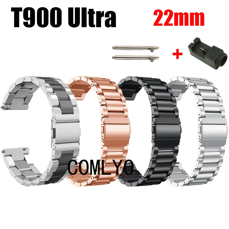 Для LAXASFIT T900 Ultra умный ремешок для часов браслет из нержавеющей стали металлический регулируемый ремешок 22 мм
Для LAXASFIT T900 Ultra умный ремешок для часов браслет из нержавеющей стали металлический регулируемый ремешок 22 мм