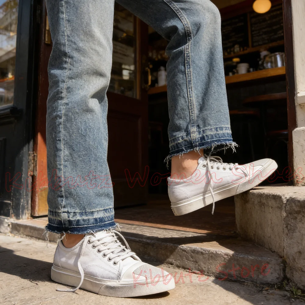 Old Style Canvas Sneaker Pointed Toe Platform Height Increasing Lace-Up Solid Color Fashion Concise Novelty Women Shoes Newest
Old Style Canvas Sneaker Pointed Toe Platform Height Increasing Lace-Up Solid Color Fashion Concise Novelty Women Shoes Newest