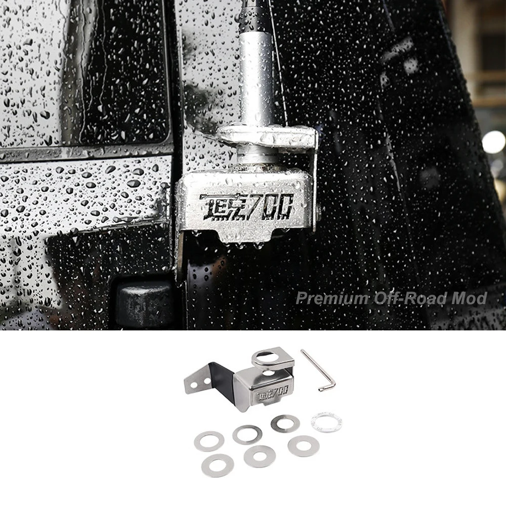 For 2024-2026 Tank 700 Tailgate Antenna Bracket Stainless Steel Anti-Theft Car Mount Base Edge-Specific Exterior Modification
For 2024-2026 Tank 700 Tailgate Antenna Bracket Stainless Steel Anti-Theft Car Mount Base Edge-Specific Exterior Modification