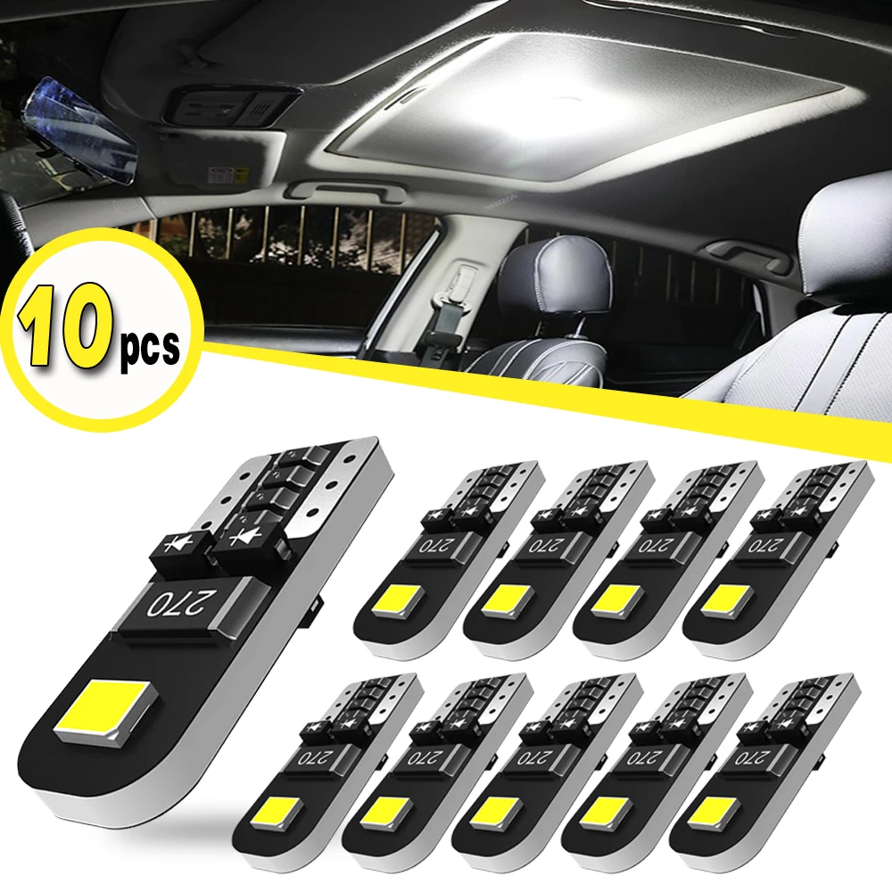 10Pcs 194 168 W5W Parking Position License Plate Light Super Bright T10 LED Bulb 6000K Replacement 2825 Car Interior Lamp
10Pcs 194 168 W5W Parking Position License Plate Light Super Bright T10 LED Bulb 6000K Replacement 2825 Car Interior Lamp