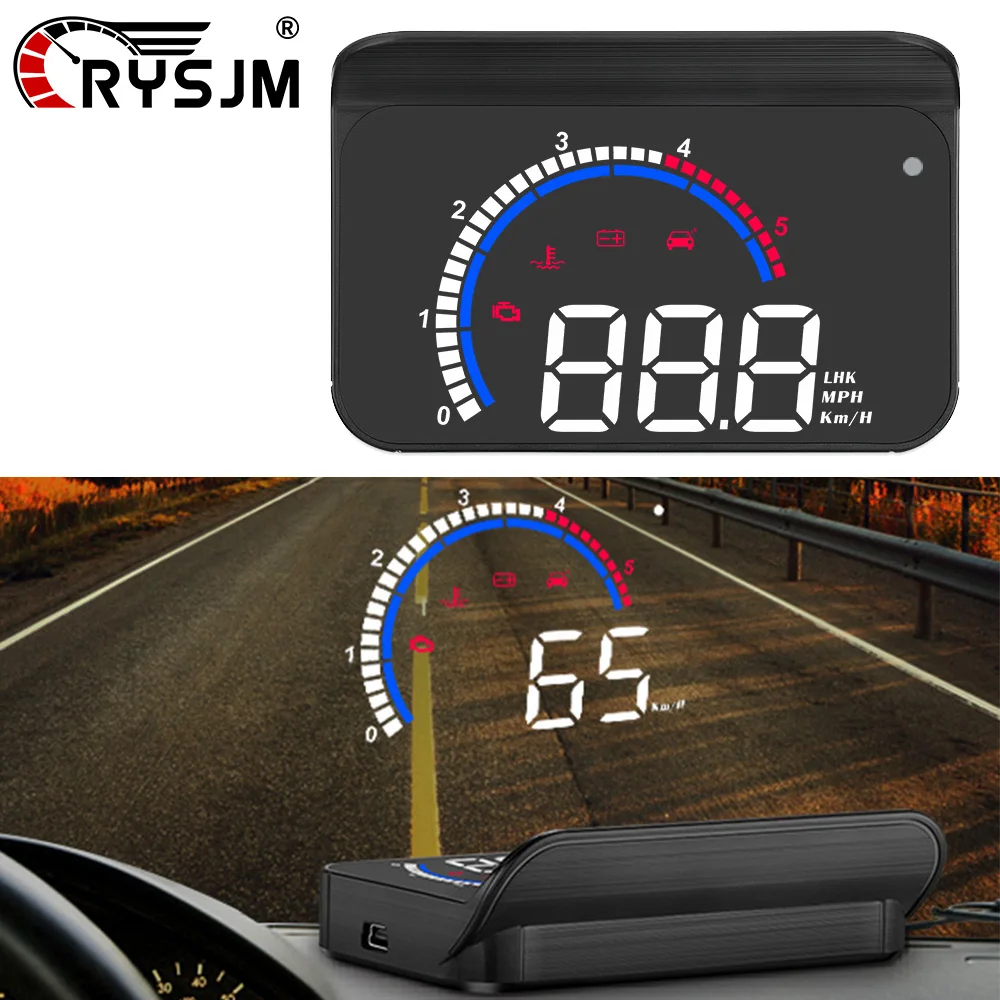 M13 OBD HUD Head Up Display Windshield Projector Speed RPM Fuel Consumption Water Temp Volt Electronics Accessories With Alarm
M13 OBD HUD Head Up Display Windshield Projector Speed RPM Fuel Consumption Water Temp Volt Electronics Accessories With Alarm
