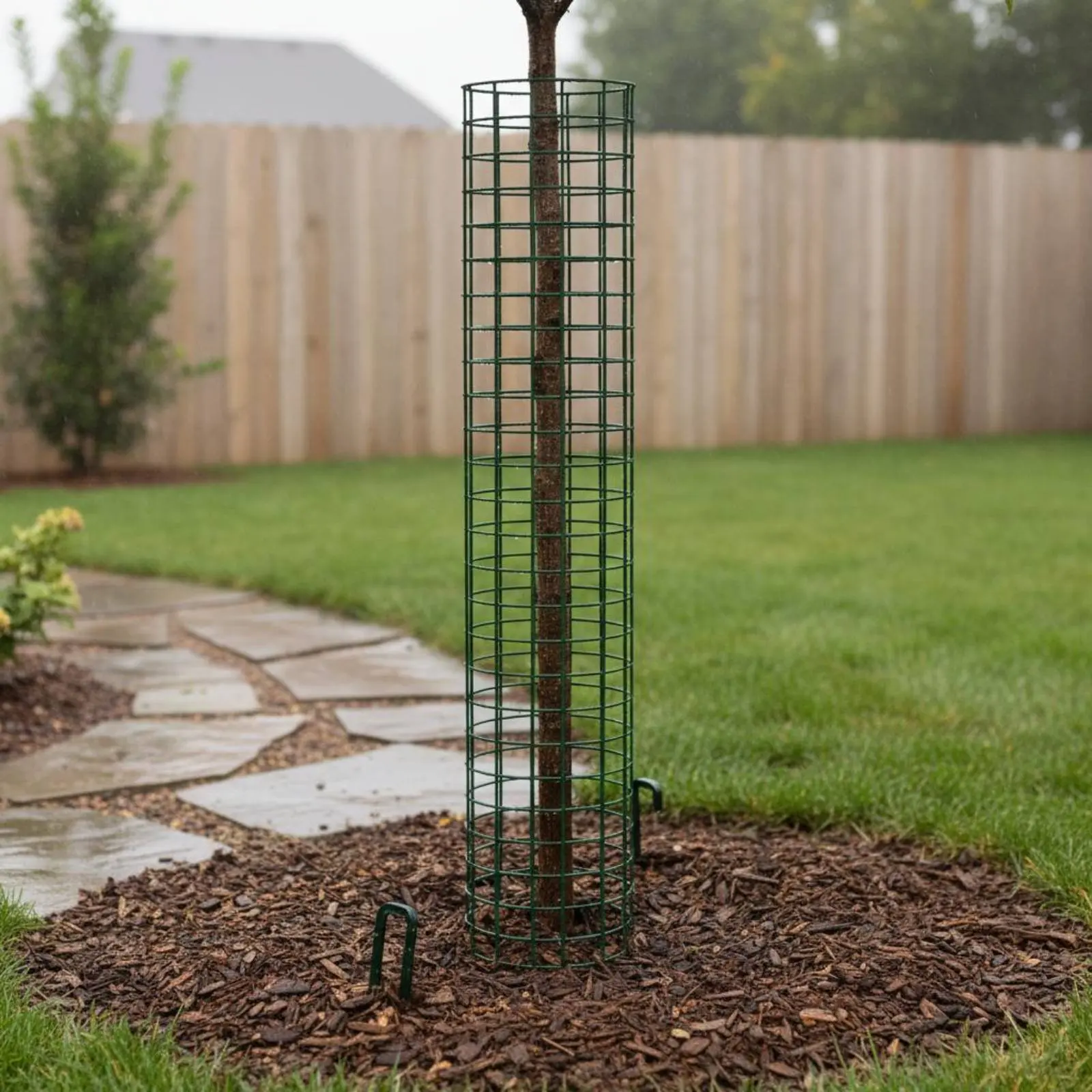 2 Pieces Tree Trunk Protector Cylindrical Metal Mesh Tree Guard Sapling Protector Flexible Outdoor Protection Cut to Size
2 Pieces Tree Trunk Protector Cylindrical Metal Mesh Tree Guard Sapling Protector Flexible Outdoor Protection Cut to Size