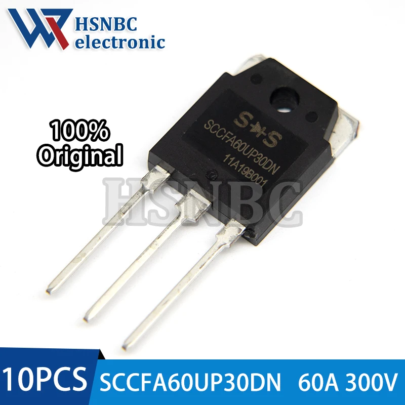 10Pcs/Lot SCCFA60UP30DN SFA60UP30DN 60UP30DN TO-3P 60A 300V Fast Recovery Diode 100% New Original
10Pcs/Lot SCCFA60UP30DN SFA60UP30DN 60UP30DN TO-3P 60A 300V Fast Recovery Diode 100% New Original