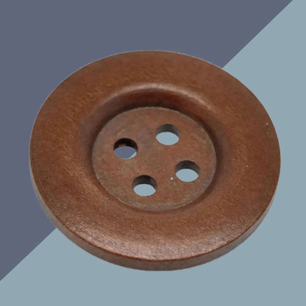 30PCS 40MM Round Sag Four Holes Pattern Decorative Buttons for Sewing Scrapbooking Crafts (Brown) wood buttons
30PCS 40MM Round Sag Four Holes Pattern Decorative Buttons for Sewing Scrapbooking Crafts (Brown) wood buttons