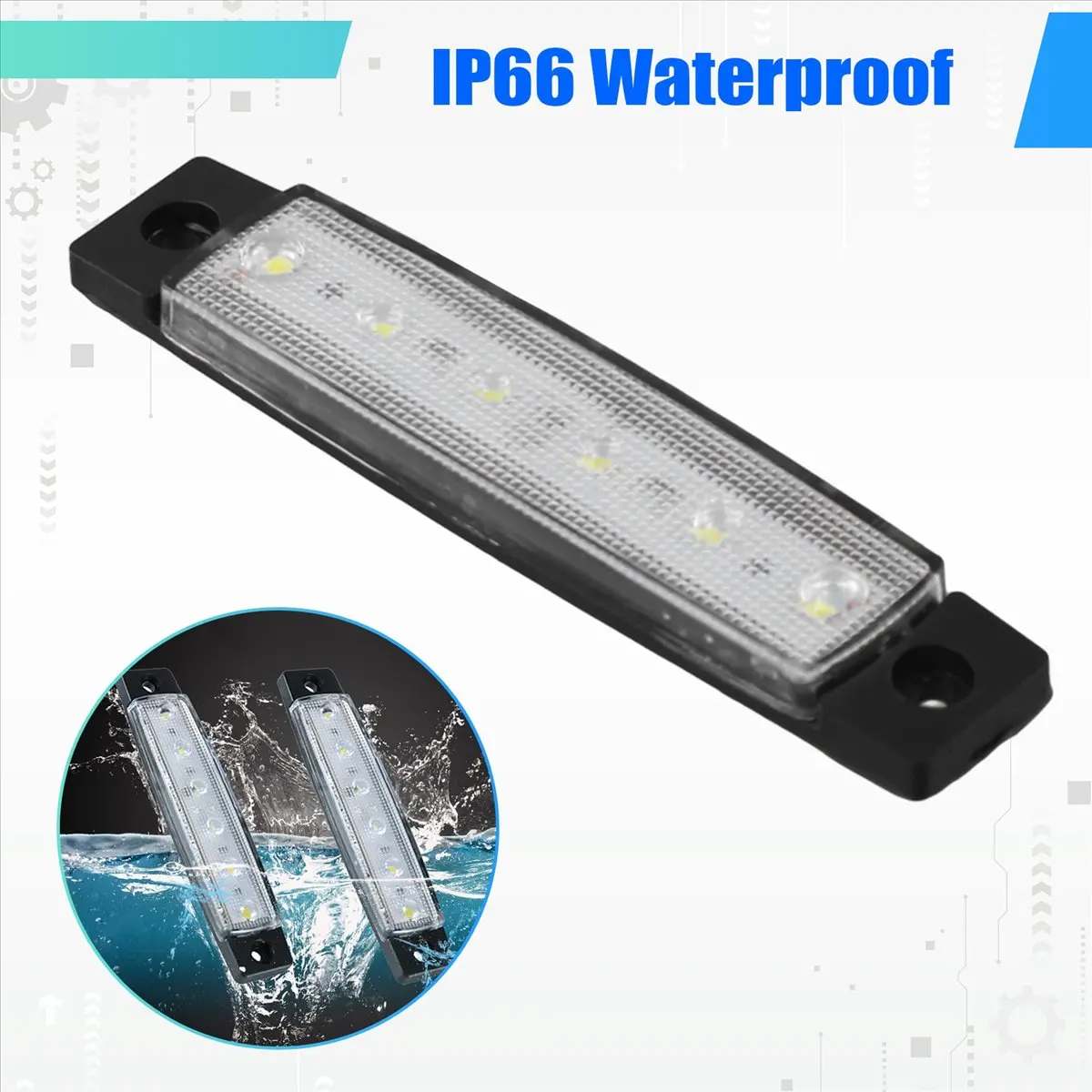 #59J Outdoors,10 Pcs Marine Boat Lights,12V 24V Boat Navigation Strip Light,E (ABS)
#59J Outdoors,10 Pcs Marine Boat Lights,12V 24V Boat Navigation Strip Light,E (ABS)