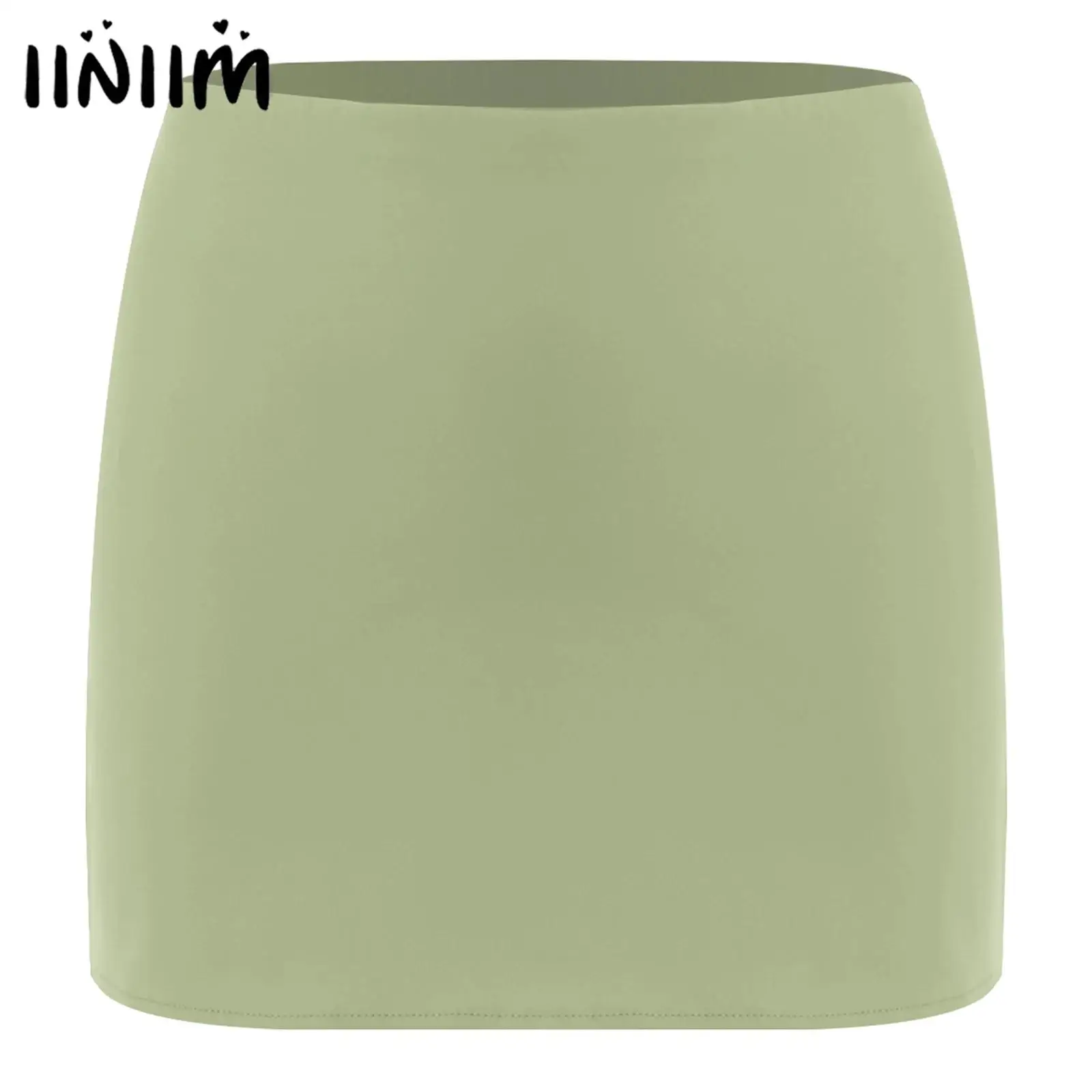 Womens Low Rise Miniskirt with Shorts Underneath Elastic Waist Solid Color Pencil Bodycon Skirt Daily Wear Vacation Clubwear
Womens Low Rise Miniskirt with Shorts Underneath Elastic Waist Solid Color Pencil Bodycon Skirt Daily Wear Vacation Clubwear